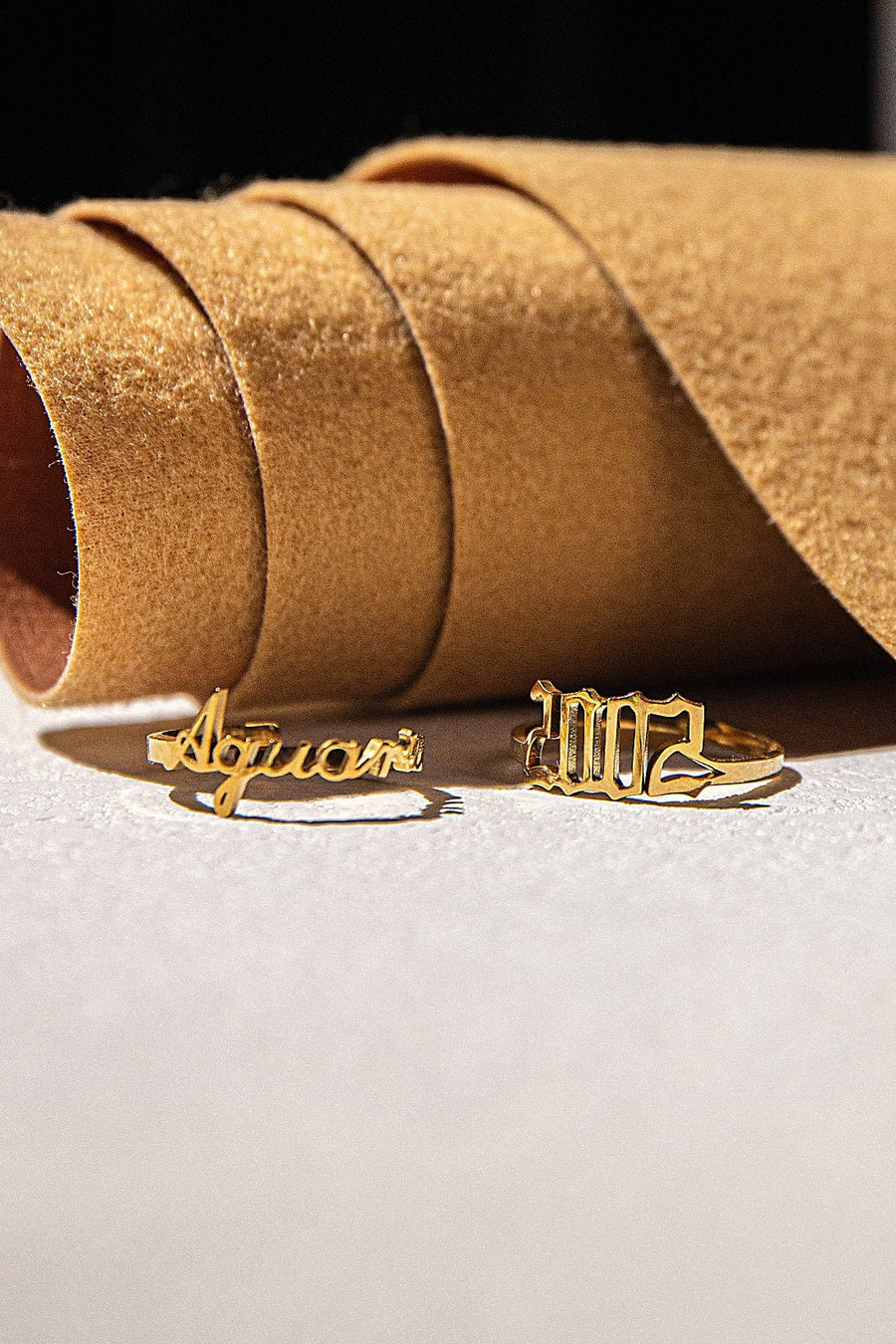 12 Zodiac Letter Rings - Zinfu