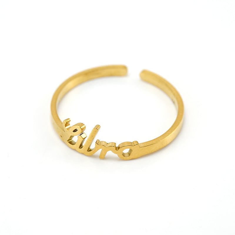 12 Zodiac Letter Rings - Zinfu