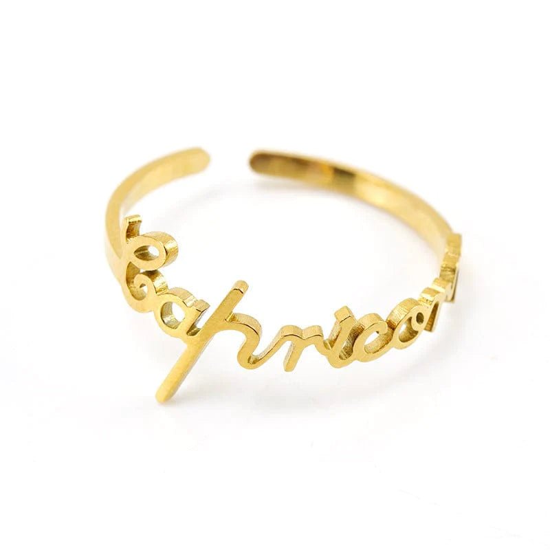 12 Zodiac Letter Rings - Zinfu