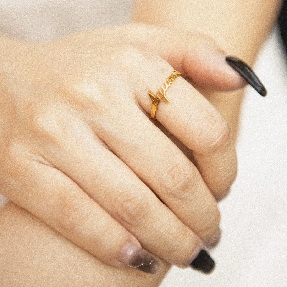 12 Zodiac Letter Rings - Zinfu