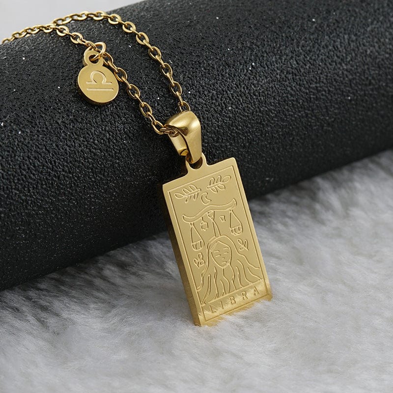 12 Zodiac Pendant Necklace - Zinfu