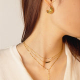 3 Layers stacked Necklace - Zinfu