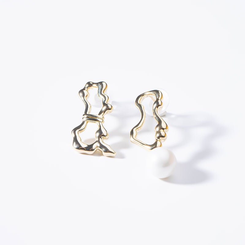 Asymmetrical -Earring - Zinfu