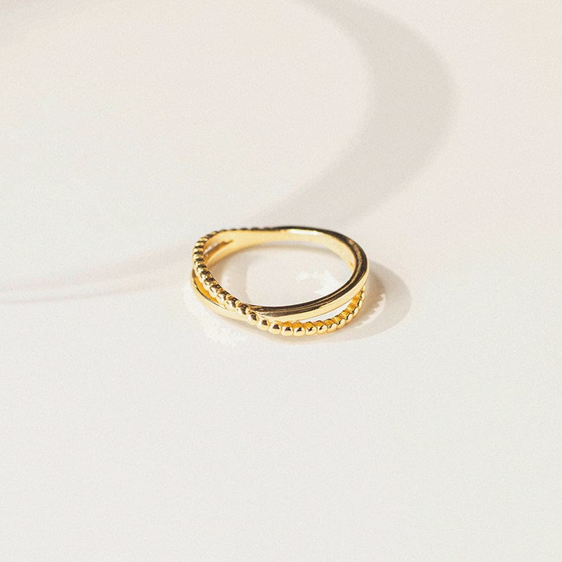 Asymmetrical X-Cross Ring - Zinfu