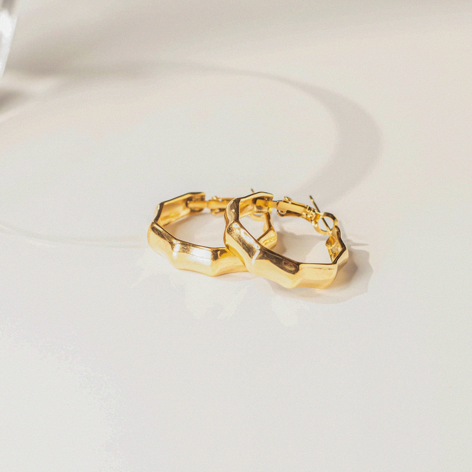 Bamboo Hoop Earring - Zinfu