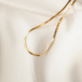 Basic Herringbone Necklace - Zinfu