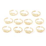 Birth Year 1993 to 2003 Open Ring - Zinfu