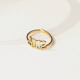 Birth Year 1993 to 2003 Open Ring - Zinfu