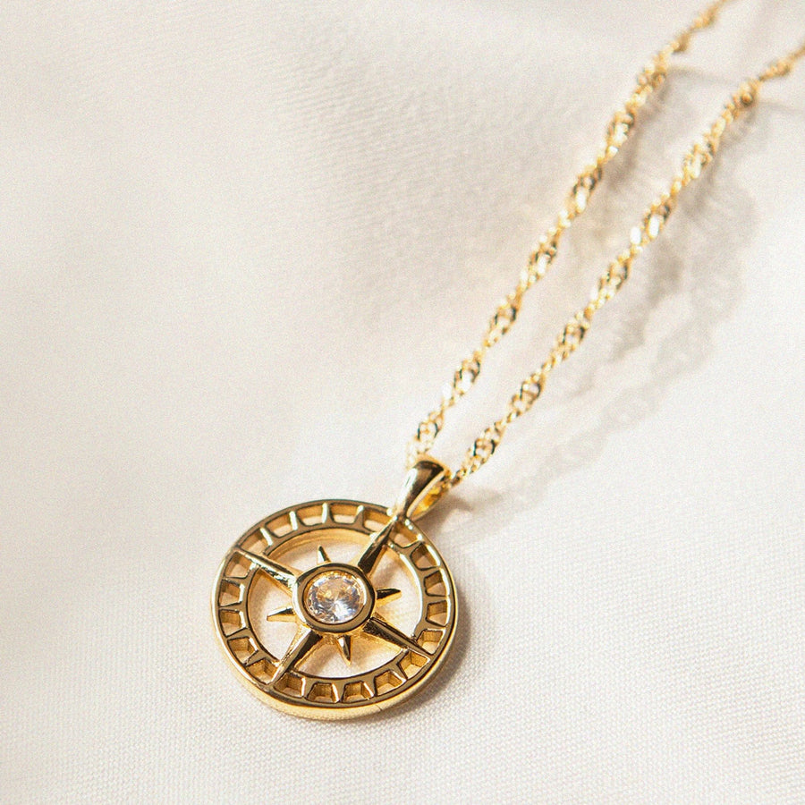 Compass Necklace - Zinfu