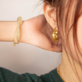 Coral Pearl Earrings - Zinfu