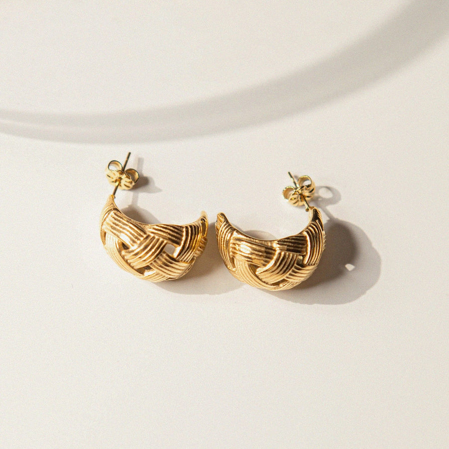 Croissant Earrings - Zinfu