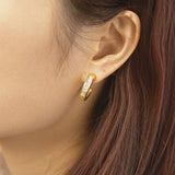 Cube Zircon Earrings - Zinfu
