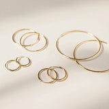 Daily Hoop Earrings - Zinfu