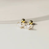 Diamond Stud Earrings - Zinfu