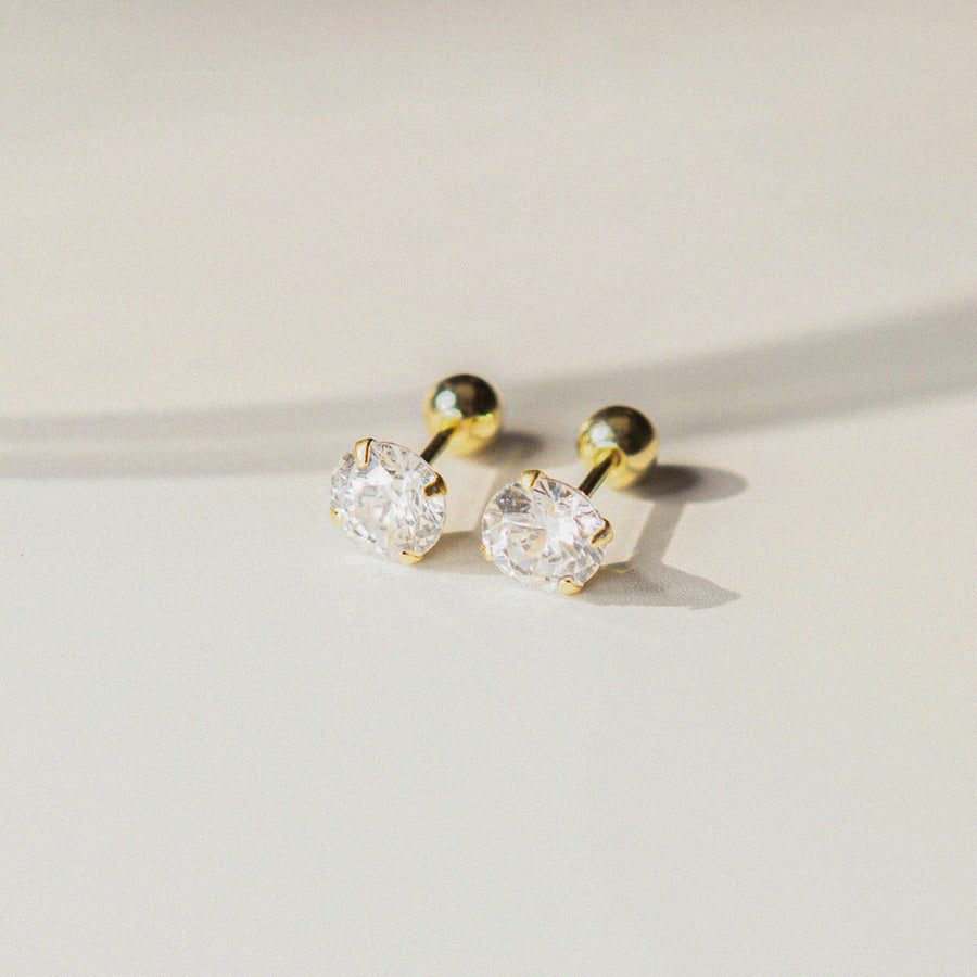 Diamond Stud Earrings - Zinfu