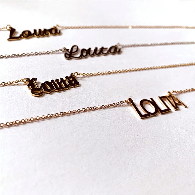 DIY Letter Jewelry - Zinfu