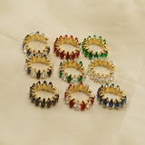 Full Diamond Open Ring - Zinfu