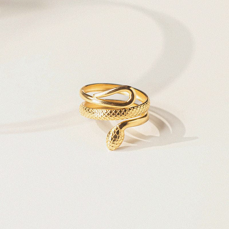 Gold Snake Ring - Zinfu