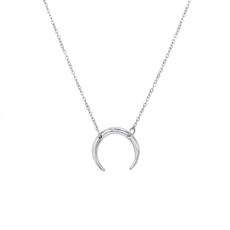 Moon Pendant Necklace - Zinfu