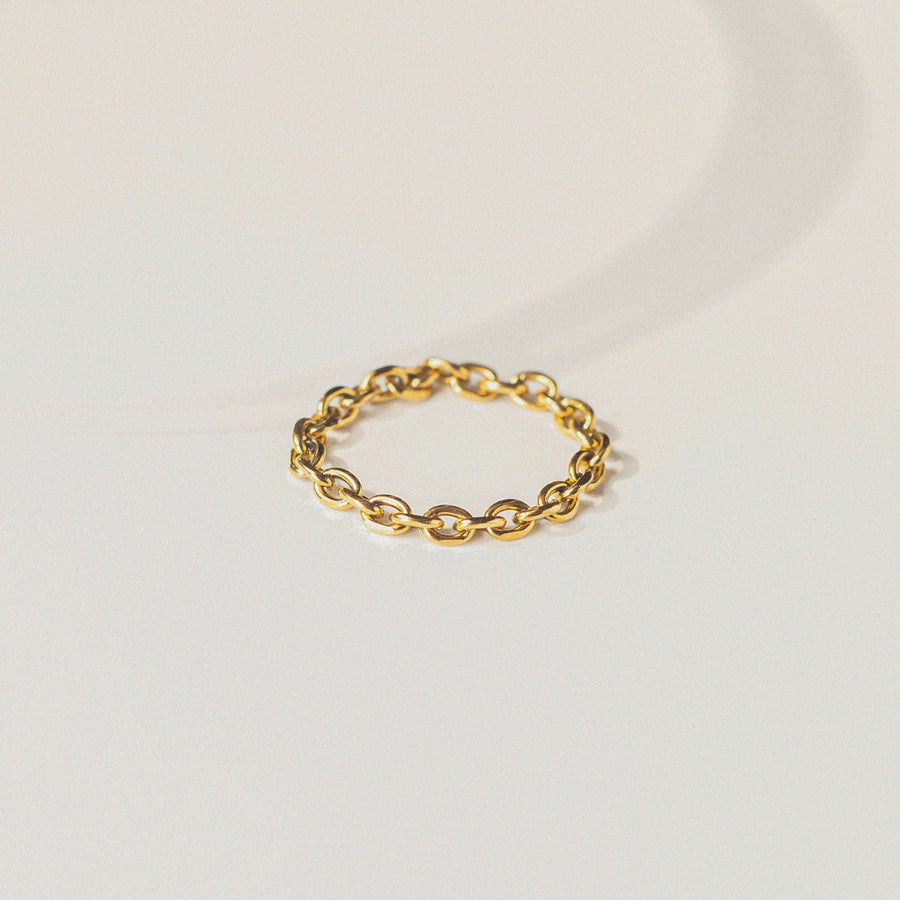 Paper Clip Chain Ring - Zinfu