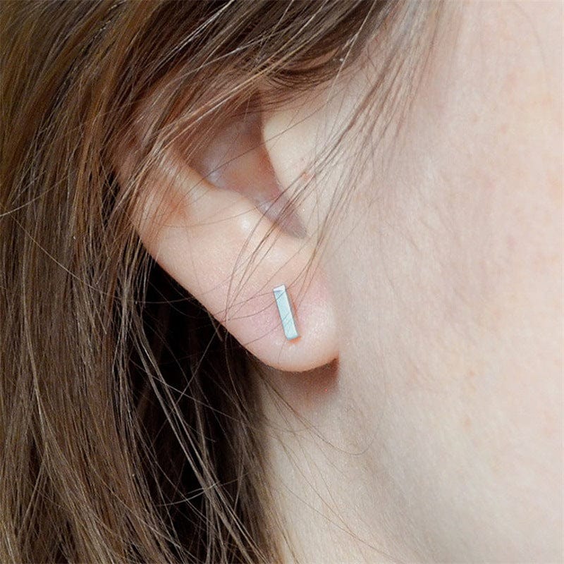 Punk Geometry Stud Earring - Zinfu