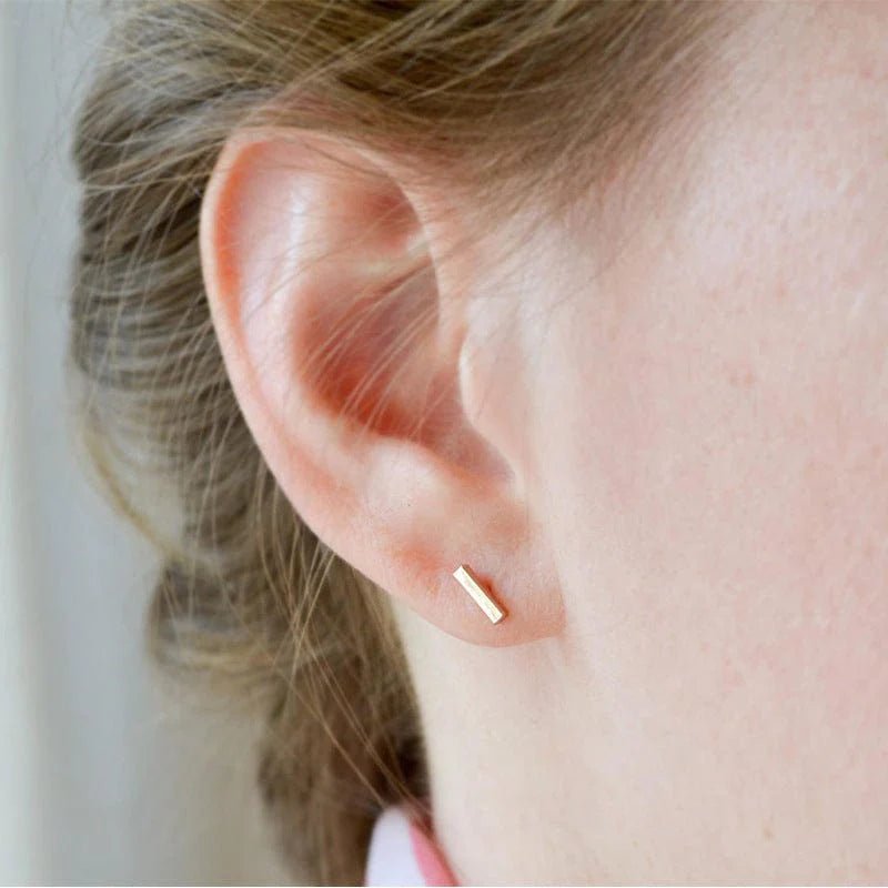 Punk Geometry Stud Earring - Zinfu