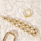 Rectangular Chain Bracelet - Zinfu