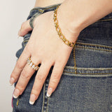 Rectangular Chain Bracelet - Zinfu