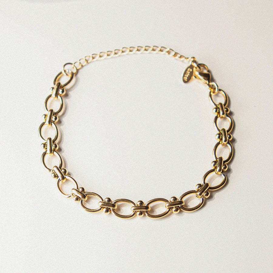 Rectangular Chain Bracelet - Zinfu