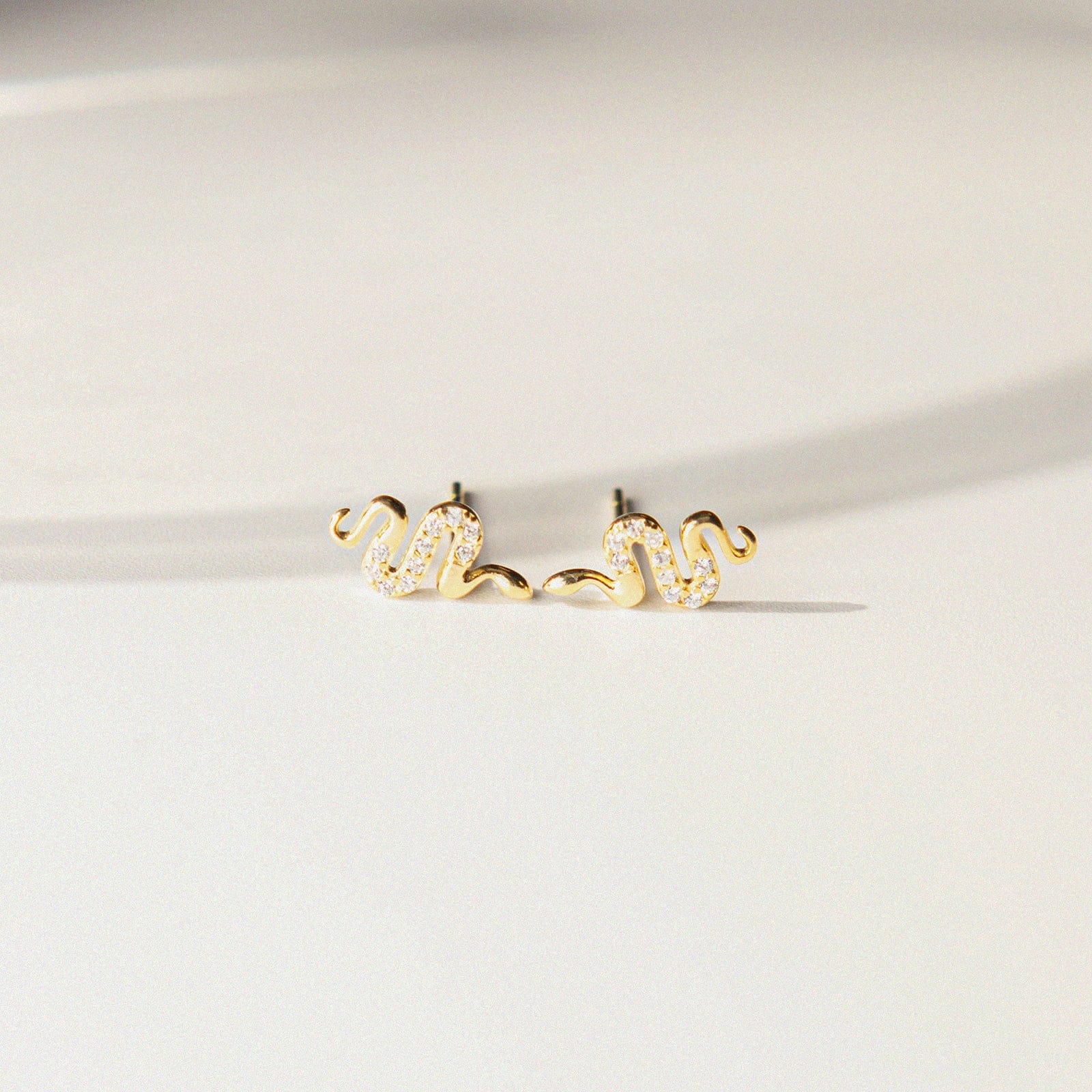 Snake | Stud Earrings - Zinfu