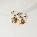 Solar Pendant Earrings - Zinfu