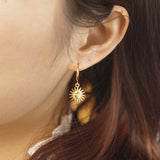 Solar Pendant Earrings - Zinfu