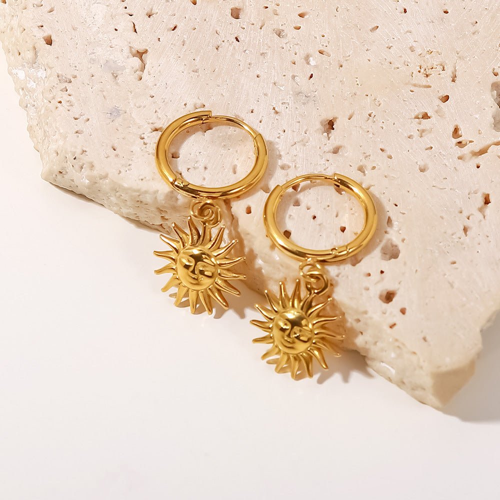 Solar Pendant Earrings - Zinfu