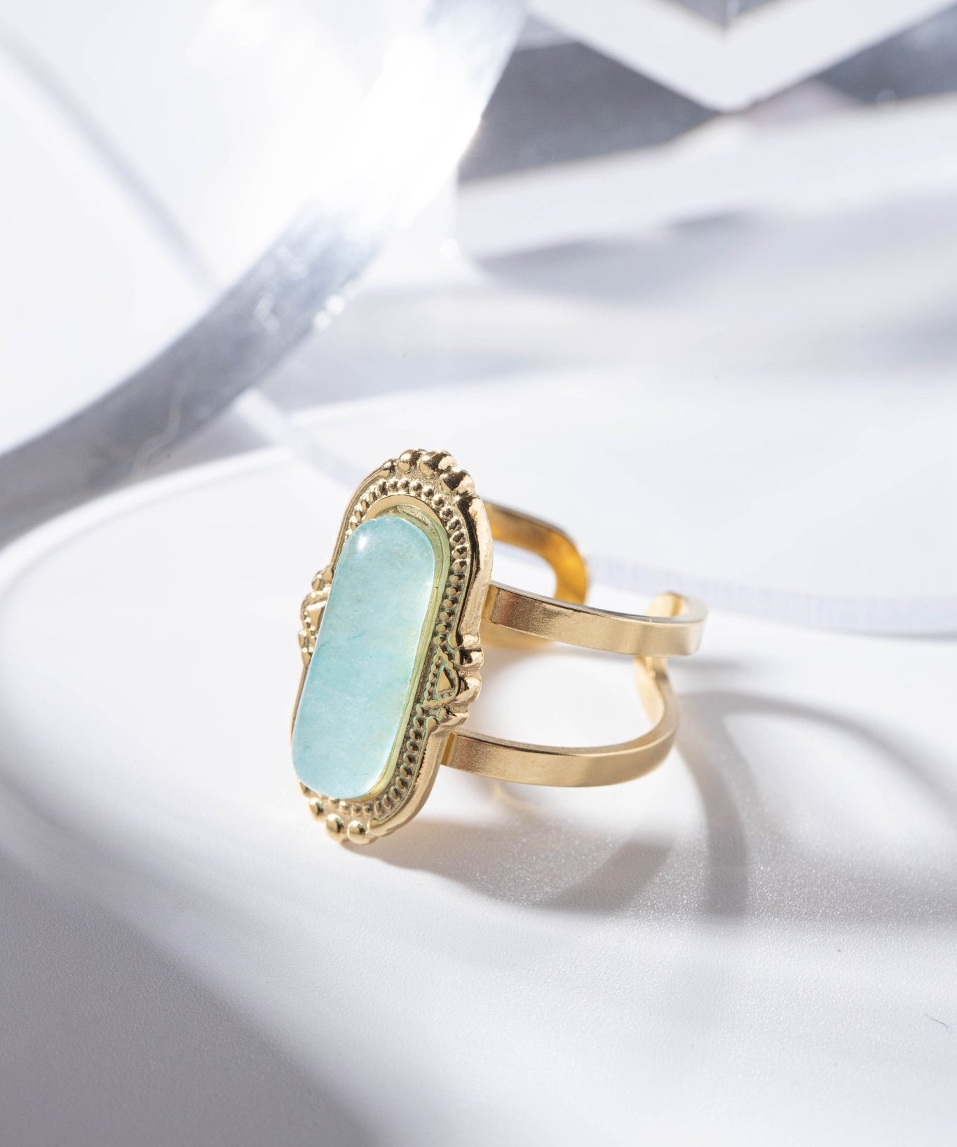 The Aquamarine - Ring - Zinfu