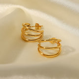 Triple Hoops Earrings - Zinfu
