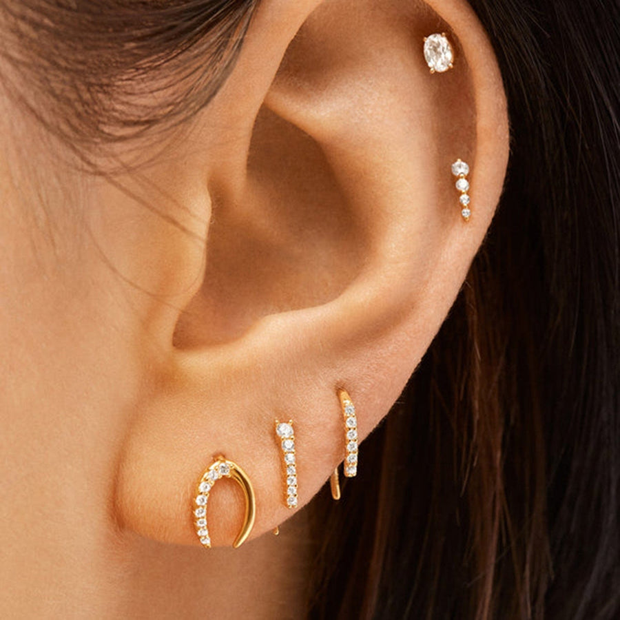 Earrings Zinfu Unconfined ellipse Earrings