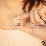 Water drop Birthstone Necklace - Zinfu