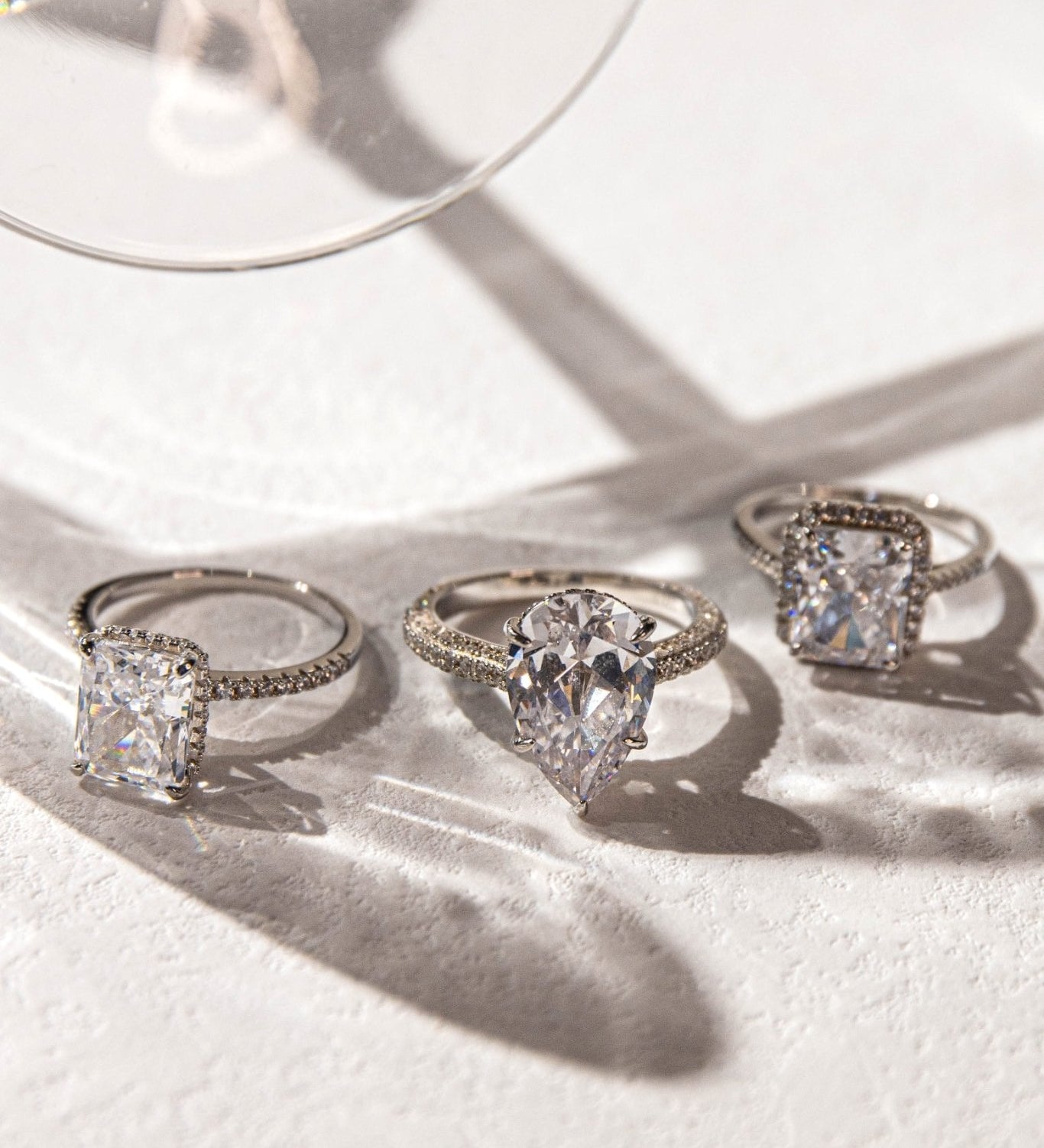 Zinfu S925 Moissanite Bonnie Ring - Zinfu