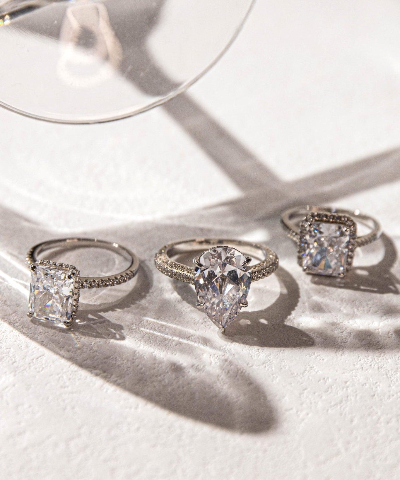 Zinfu S925 Moissanite Bonnie Ring - Zinfu