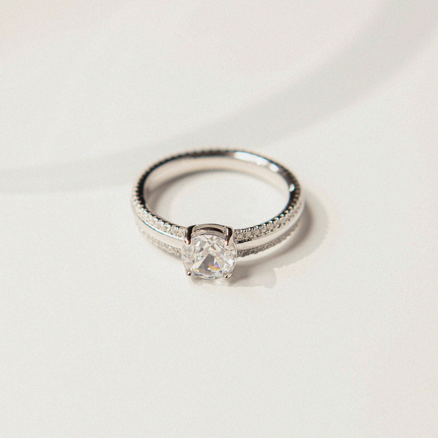 Zinfu S925 Moissanite Elena Ring - Zinfu