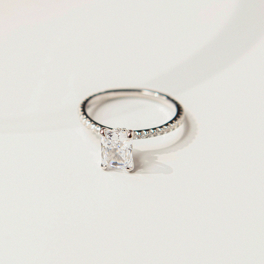 Zinfu S925 Moissanite Hayley Ring - Zinfu