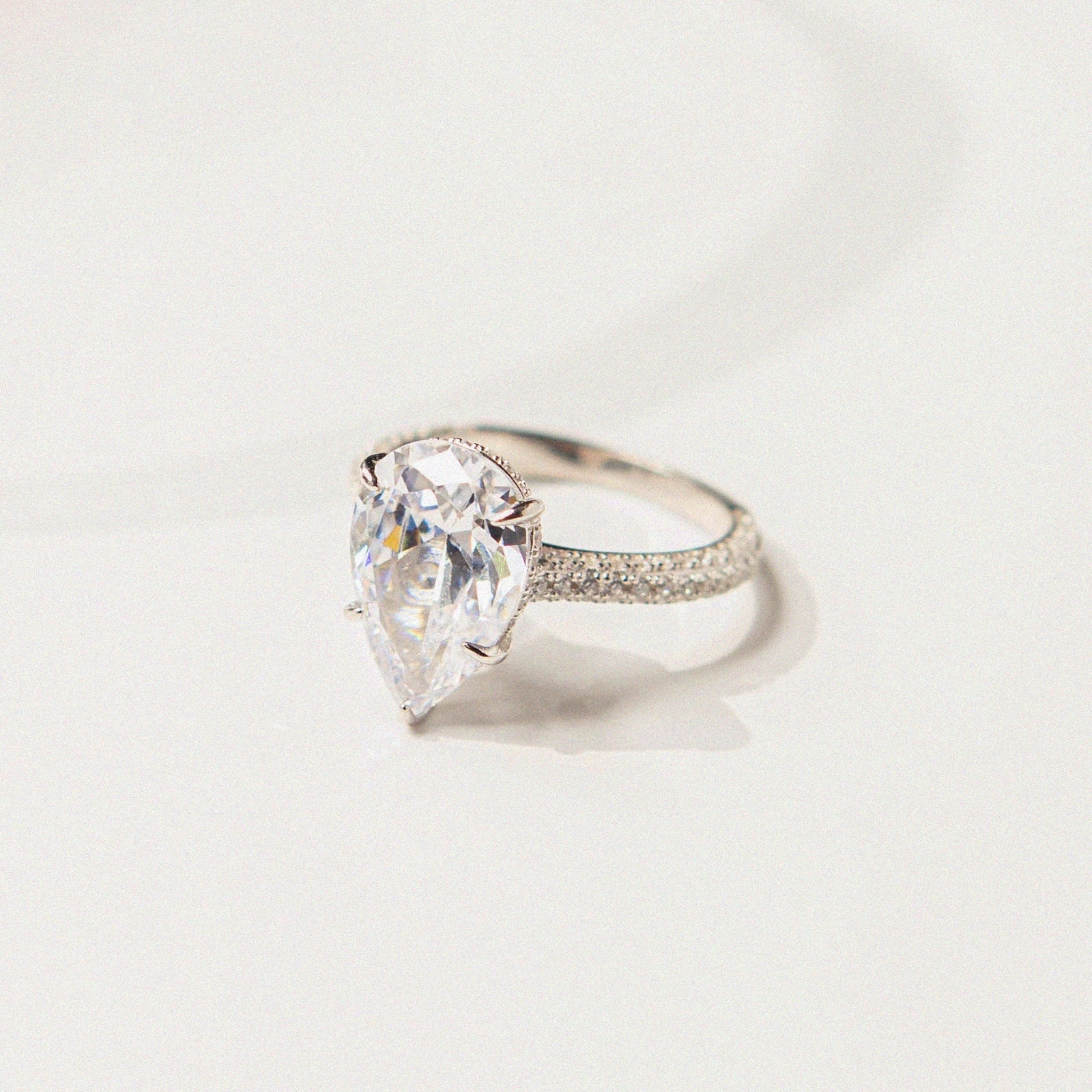 Zinfu S925 Moissanite Katherine Ring - Zinfu