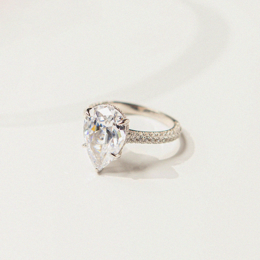 Zinfu S925 Moissanite Katherine Ring - Zinfu