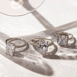 Zinfu S925 Moissanite Katherine Ring - Zinfu