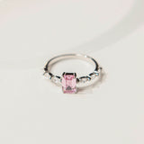 Zinfu S925 Zircon Hope Ring - Zinfu