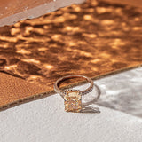 Zinfu S925 Zircon Mystics Ring - Rose Gold - Zinfu